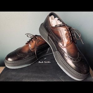 PAUL SMITH Men’s Wingtip Platform Oxfords, New (never worn)